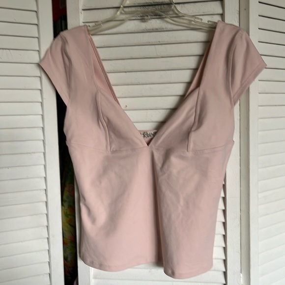 Free People Duo Corset Cami in Light Pink 'Rosie" - Picture 6 of 12